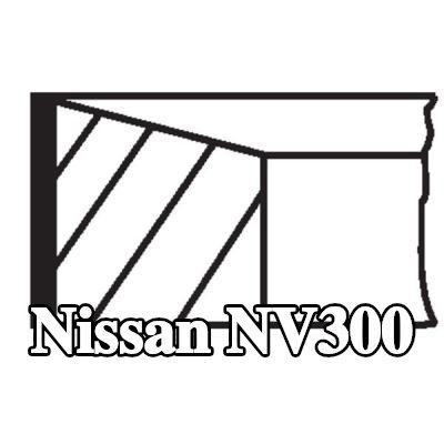 MAHLE مجموعة حلقات المكبس — Nissan Nv300