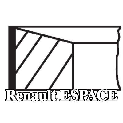 MAHLE مجموعة حلقات المكبس — Renault Espace