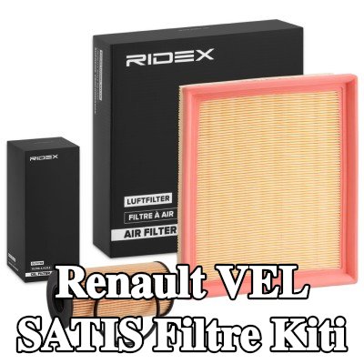 RIDEX Filtre kiti — Renault Vel Satis