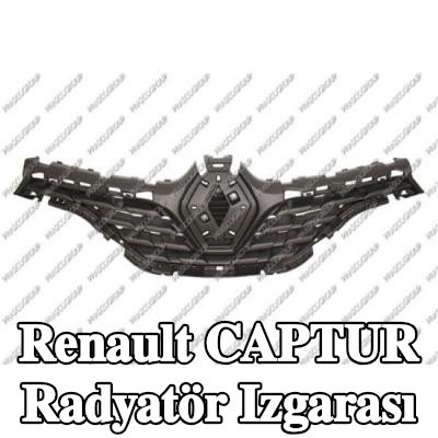 PRASCO Radyatör ızgarası, siyah — 2020 Renault Captur