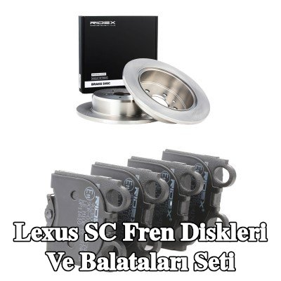 RIDEX Fren diskleri ve balataları seti Arka Aks, düz — Lexus Sc