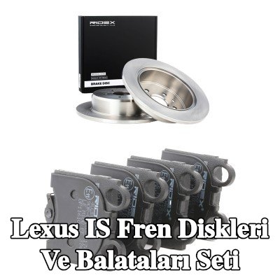 RIDEX Fren diskleri ve balataları seti Arka Aks, düz — 2002 Lexus Is