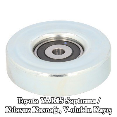 FEBI BILSTEIN Saptırma / kılavuz kasnağı, V-ribbed belt Outer Diameter: 88mm — 2000 Toyota Yaris