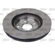 VALEO Ön aks fren diski, Outer Diameter: 296mm, Havalandırmalı — Toyota Matrix (4)