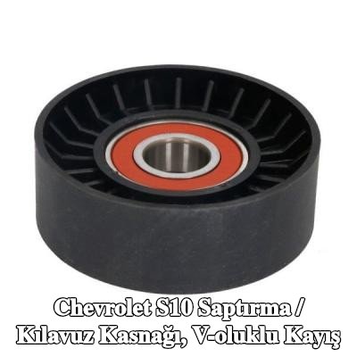 BTA Saptırma / kılavuz kasnağı, V-ribbed belt Outer Diameter: 76mm, Ø: 17mm — Chevrolet S10