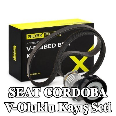RIDEX PLUS V-Oluklu Kayış Seti — 2000 SEAT Cordoba