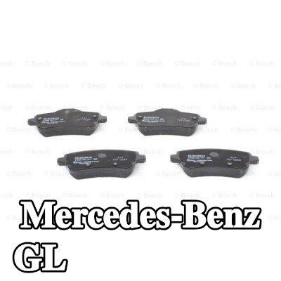 BOSCH مجموعة وسادات الفرامل 16, 6mm, مع لوحة مانعة للصرير — Mercedes-Benz Gl