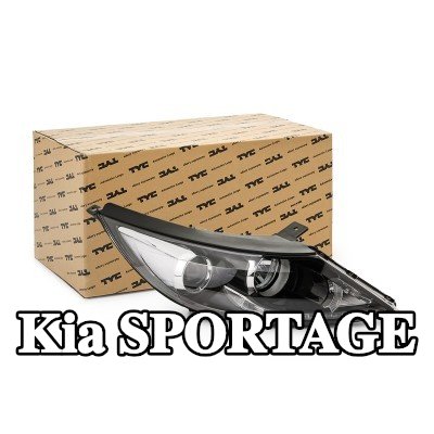 TYC المصباح الأيمن, H7/H7, LED, مع LED, مع محرك كهربائي — 2012 Kia Sportage