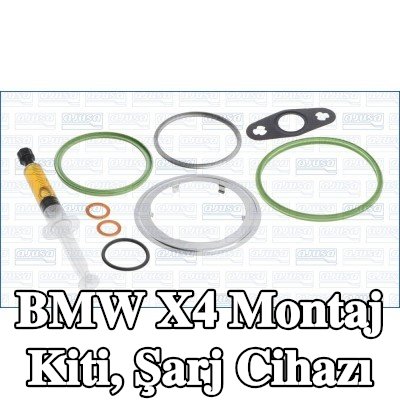 AJUSA Montaj Kiti, conta/sızdırmazlık elemanları ile şarj cihazı — BMW X4