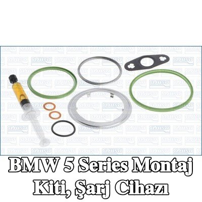 AJUSA Montaj Kiti, conta/sızdırmazlık elemanları ile şarj cihazı — BMW 5 Series