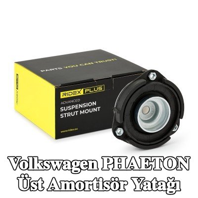 RIDEX PLUS Üst amortisör yatağı Ön Aks, bilyalı rulman ile — Volkswagen Phaeton