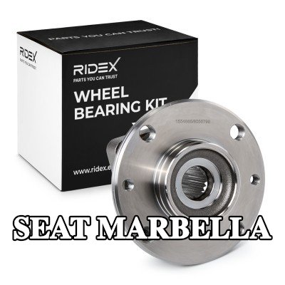 RIDEX طقم محامل العجلات للمحور الخلفي على كلا الجانبين — 1997 SEAT Marbella