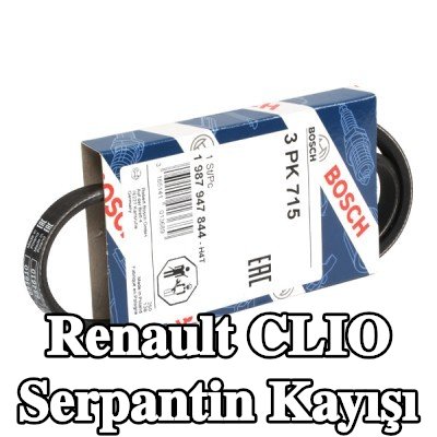 BOSCH Serpantin kayışı 715mm, Number of ribs: 3 — 1990 Renault Clio