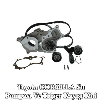 BOSCH Su pompası ve triger kayışı kiti Diş Sayısı: 178, Width: 25mm — Toyota Corolla
