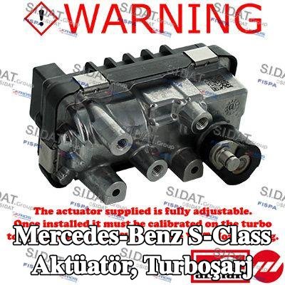 FISPA Aktüatör, turboşarj — 2000 Mercedes-Benz S-Class