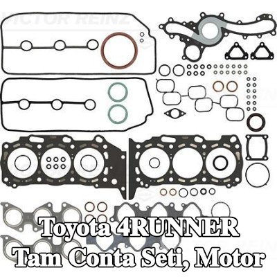 REINZ Tam Conta Seti, krank mili contalı motor, valf gövdesi contalı, çok katmanlı silindir kafası contası ile — 2003 Toyota 4runner