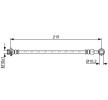 BOSCH Fren hortumu 215mm — Nissan Patrol (6)