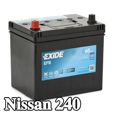 EXIDE بطارية EFB — Nissan 240