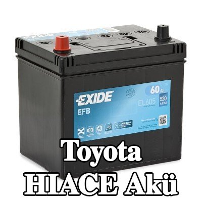 EXIDE Akü EFB — 1990 Toyota Hiace