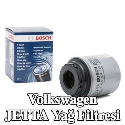 BOSCH İki çek valflı yağ filtresi — Volkswagen Jetta
