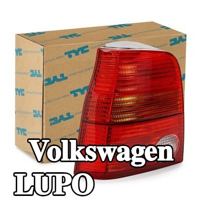 TYC المصباح الخلفي الأيسر, بدون حامل لمبة — Volkswagen Lupo