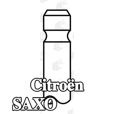 AE صمام السحب مقعد صمام مقوى, طرف ساق الصمام المقوى — Citroën Saxo