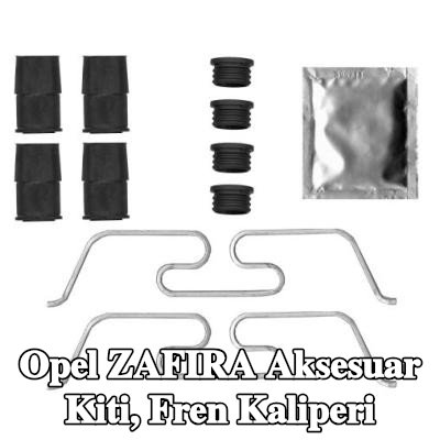 TEXTAR Aksesuar Kiti, fren kaliperi — Opel Zafira