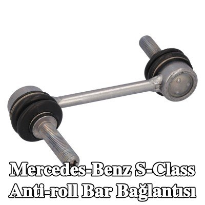 FEBI BILSTEIN Arka aks sol stabilizatör kolu, Arka Aks Sağ, 118mm, Çelik — Mercedes-Benz S-Class
