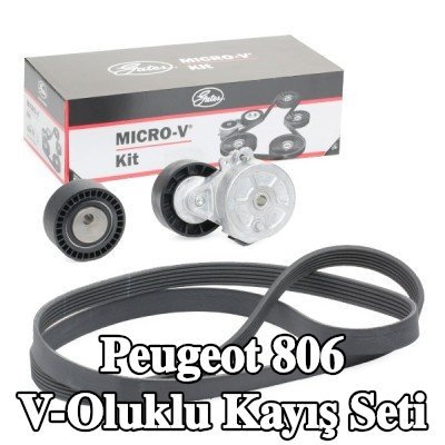 GATES V-Ribbed Kayış Seti Micro-V Kiti, Micro-V® Stretch Fit™ — Peugeot 806
