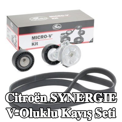 GATES V-Ribbed Kayış Seti Micro-V Kiti, Micro-V® Stretch Fit™ — 1999 Citroën Synergie