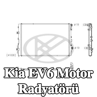KOYORAD Motor radyatörü — Kia Ev6