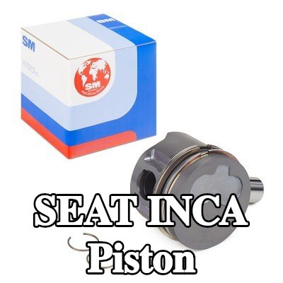 IPSA Piston segmanlı piston, piston segman taşıyıcısı ile — SEAT Inca