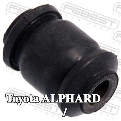FEBEST جلبة الذراع الخلفي / ذراع التعليق الأمامي, المحور الأمامي السفلي — 2012 Toyota Alphard