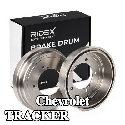 RIDEX أسطوانة الفرامل 262mm, بدون محمل عجلة, بدون محور عجلة, بدون مسامير عجلة — Chevrolet Tracker