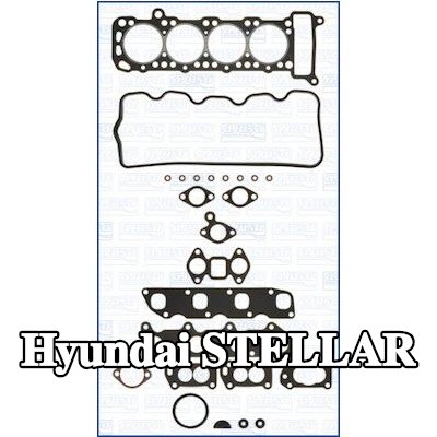 AJUSA مجموعة حشيات, رأس الأسطوانة مع حشوة رأس الأسطوانة, مع أختام ساق الصمام — Hyundai Stellar