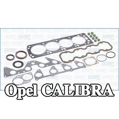 AJUSA مجموعة حشيات, رأس الأسطوانة مع حشوة رأس الأسطوانة, مع أختام ساق الصمام, FIBERMAX — 1990 Opel Calibra