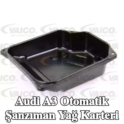 VAICO Şanzıman gövdesi üzerinde otomatik şanzıman yağ karteri, yağ tahliye tapalı, conta halkası ile, yağ karteri contası olmadan, Orijinal VAICO Kalitesi — 2002 Audi A3