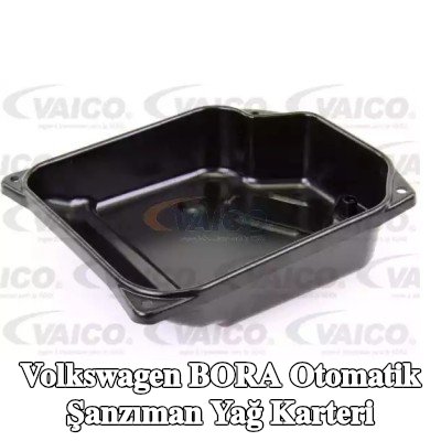 VAICO Şanzıman gövdesi üzerinde otomatik şanzıman yağ karteri, yağ tahliye tapalı, conta halkası ile, yağ karteri contası olmadan, Orijinal VAICO Kalitesi — Volkswagen Bora