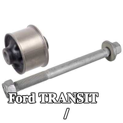 FEBI BILSTEIN جلبة الذراع الخلفي / ذراع التعليق المحور الأمامي الأيسر, المحور الأمامي الأيمن, الخلفي, مع صواميل, مع مسامير/براغي — Ford Transit
