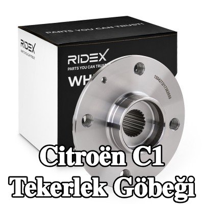 RIDEX Tekerlek göbeği ön aks her iki taraf — Citroën C1