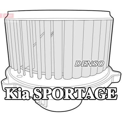 DENSO محرك منفاخ 12V, بدون مقاوم — 2004 Kia Sportage