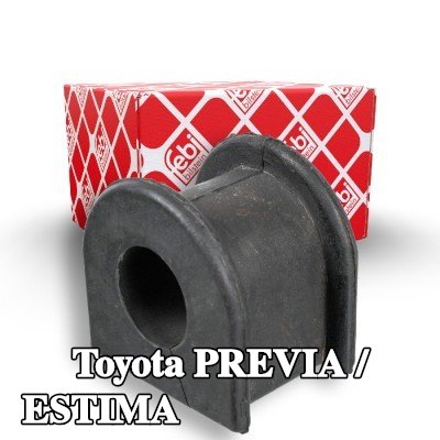 FEBI BILSTEIN جلبة قضيب مانع للانقلاب المحور الأمامي, 24mm, مطاط — 2000 Toyota Previa / Estima