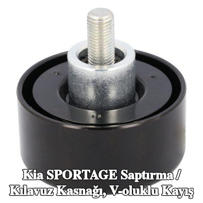 FEBI BILSTEIN Saptırma / kılavuz kasnağı, V-ribbed belt Outer Diameter: 63mm — Kia Sportage