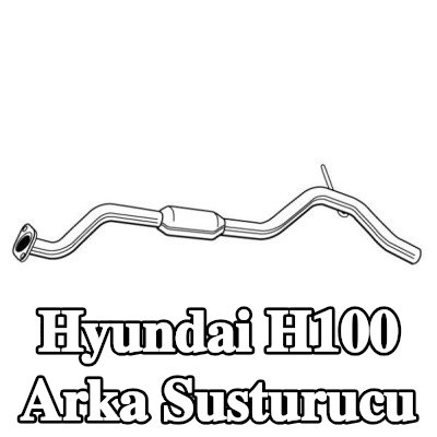 VEGAZ Arka susturucu 1380mm — Hyundai H100