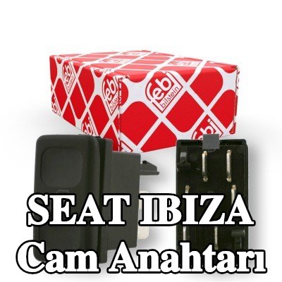 FEBI BILSTEIN Sol ön cam anahtarı, Sol Arka, Sağ ön, Sağ Arka — 2000 SEAT Ibiza