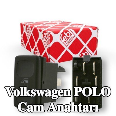 FEBI BILSTEIN Sol ön cam anahtarı, Sol Arka, Sağ ön, Sağ Arka — 2000 Volkswagen Polo