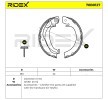 RIDEX Arka aks fren pabucu seti, 180mm — Toyota Verso (2)