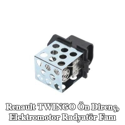 THERMOTEC Ön direnç, elektromotor radyatör fanı — Renault Twingo