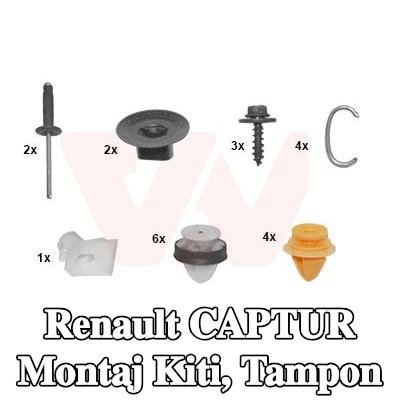VAN WEZEL Montaj Kiti, tampon — 2016 Renault Captur