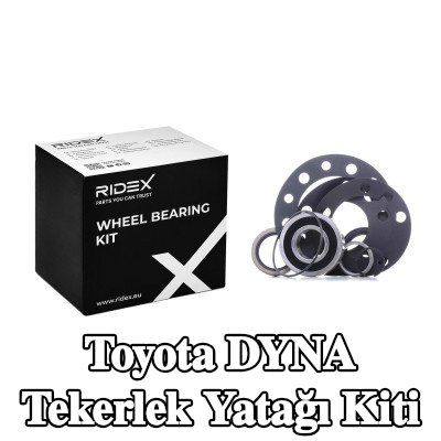 RIDEX Tekerlek yatağı kiti Sol, Arka Aks, Sağ — Toyota Dyna